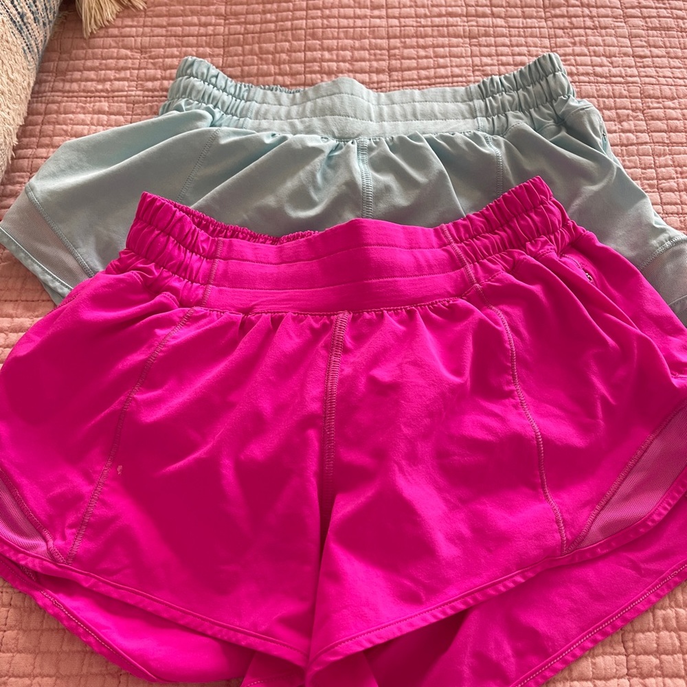 Pair of Lululemon Hotty Hot shorts